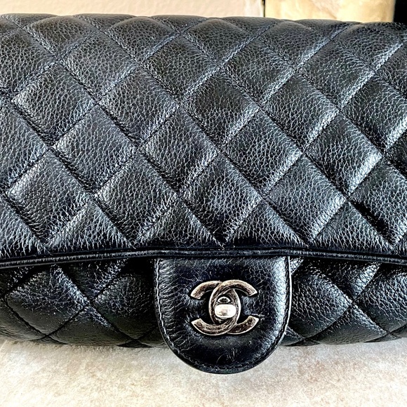 CHANEL JUMBO FLAP CASUAL ROCK BLACK - Picture 1 of 16